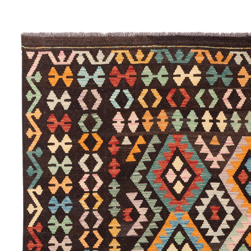 Kelim tapijt - Splash - 291 x 206 cm - veelkleurig