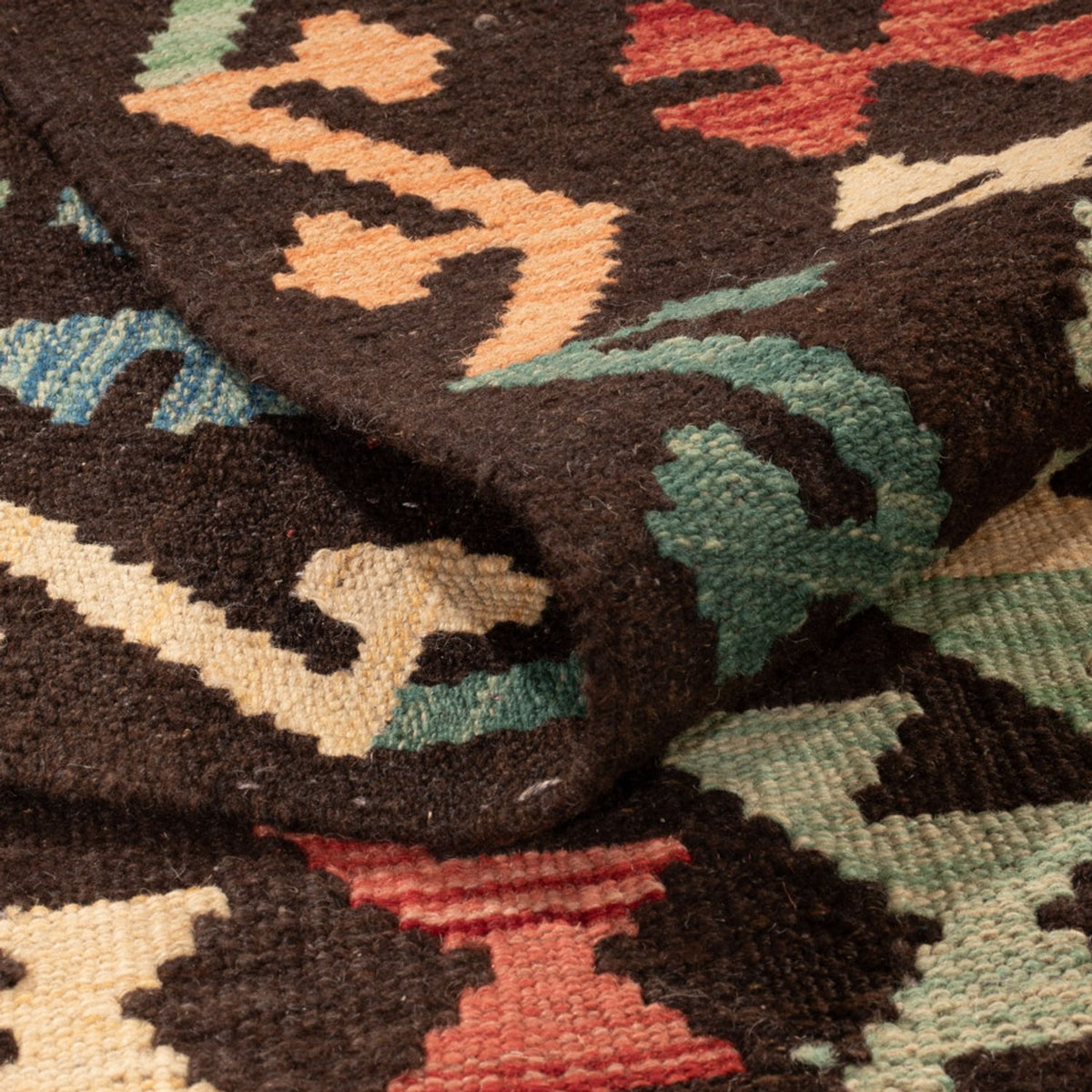 Kelim tapijt - Splash - 291 x 206 cm - veelkleurig