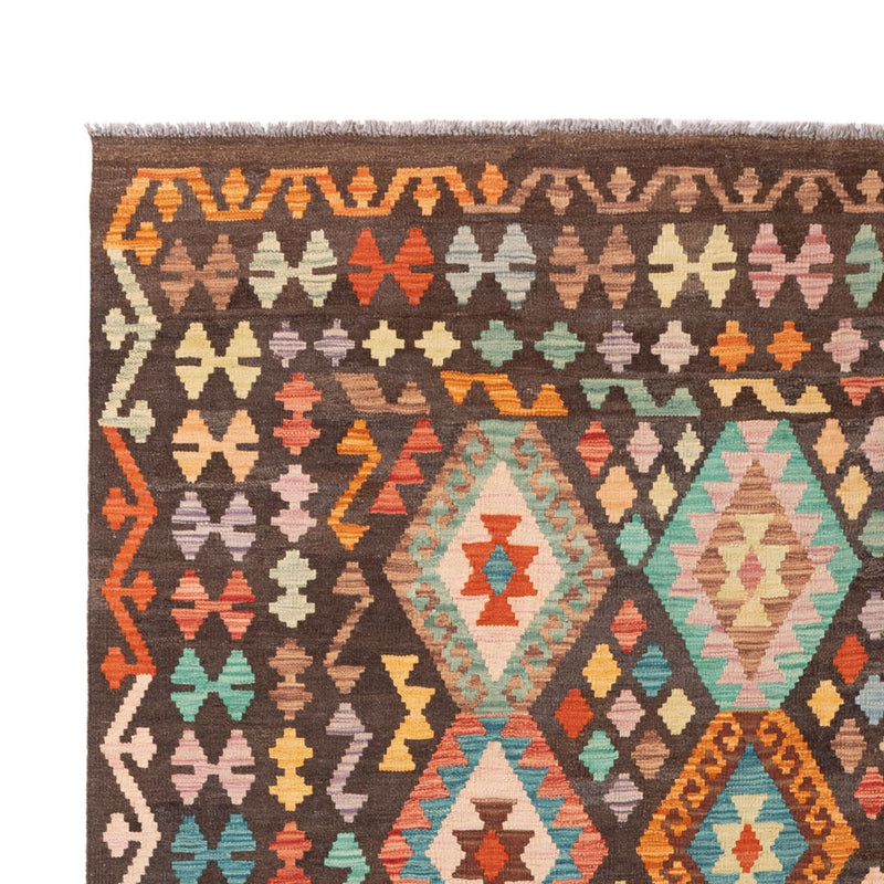 Kelim tapijt - Splash - 306 x 201 cm - veelkleurig