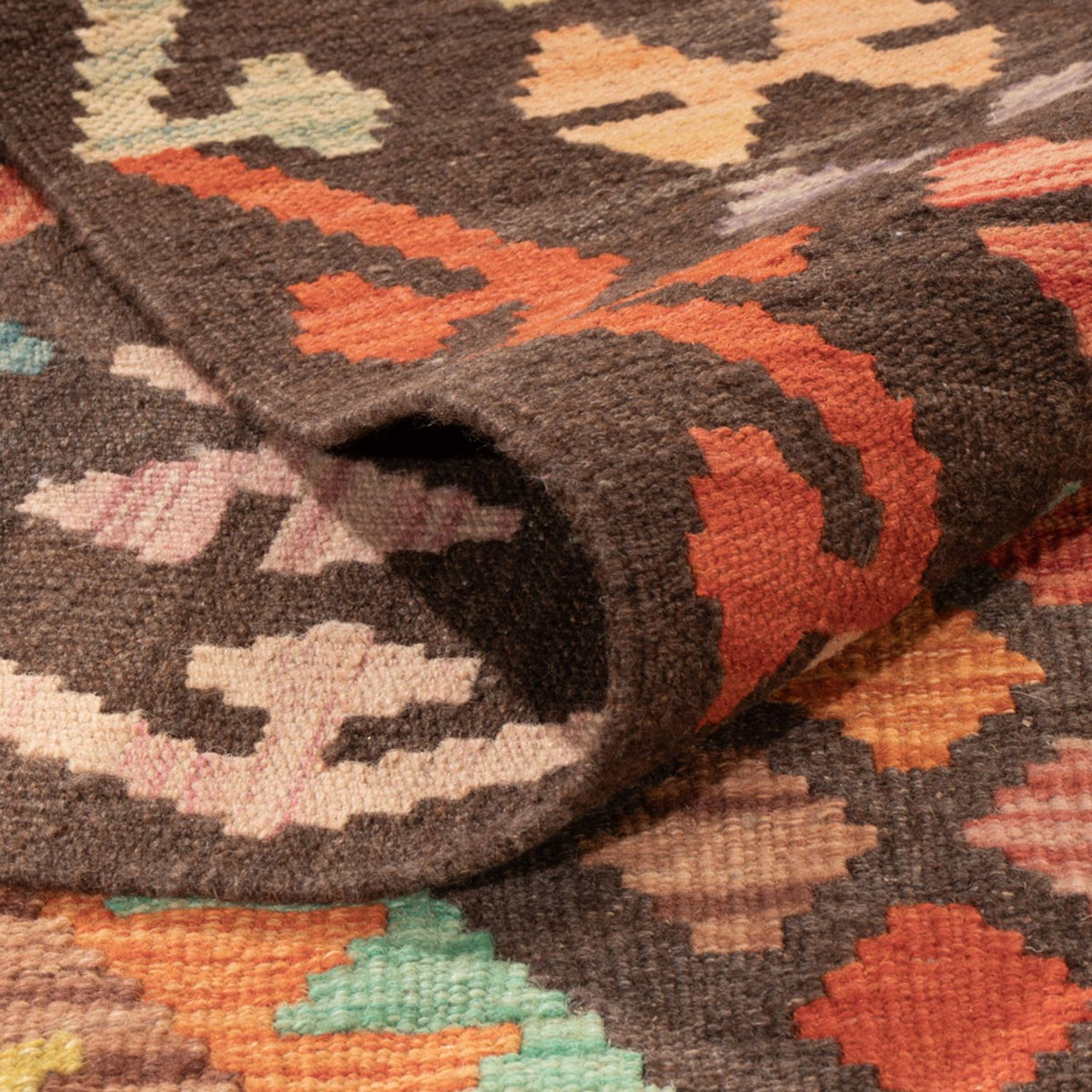 Kelim tapijt - Splash - 306 x 201 cm - veelkleurig