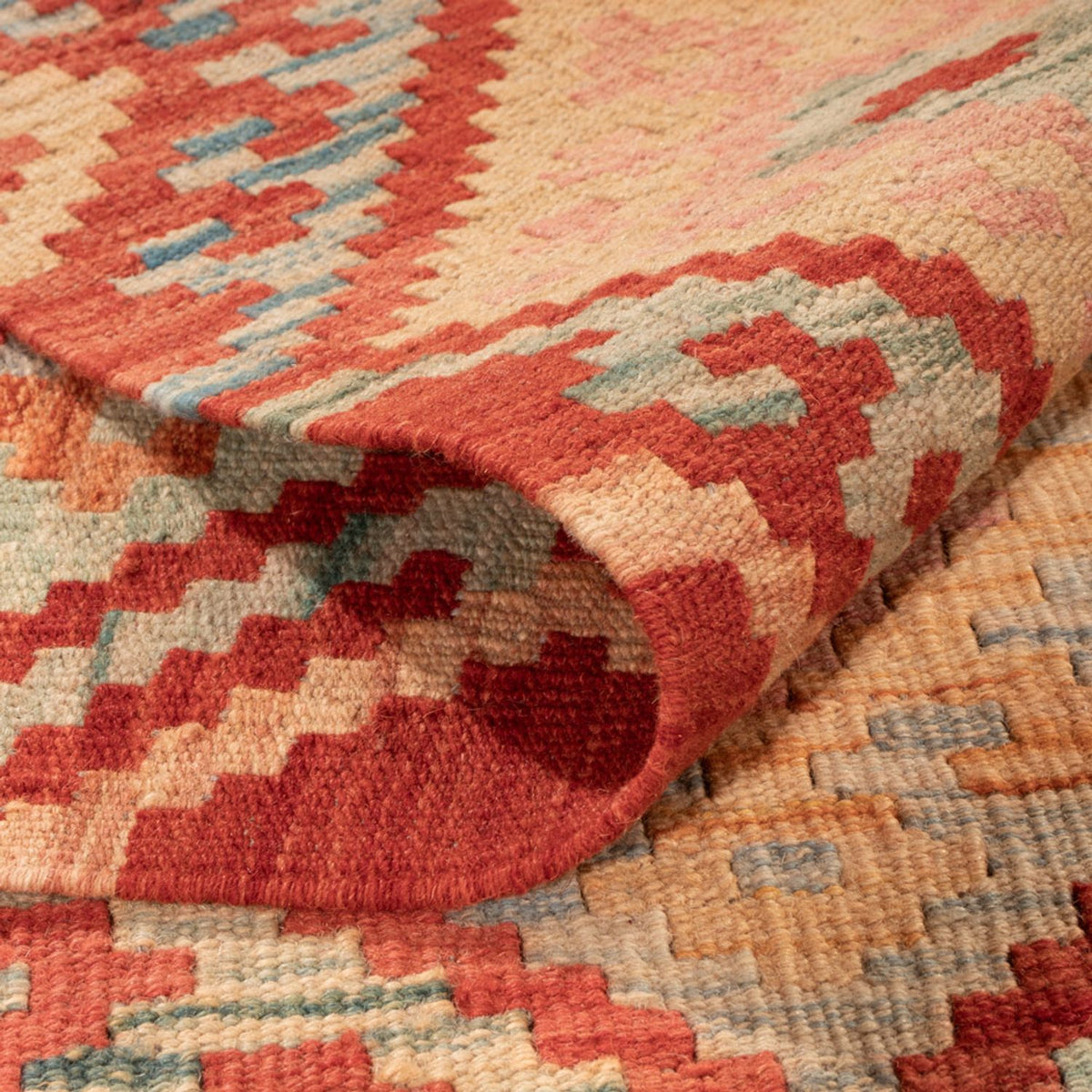 Kelim tapijt - Splash - 305 x 207 cm - veelkleurig