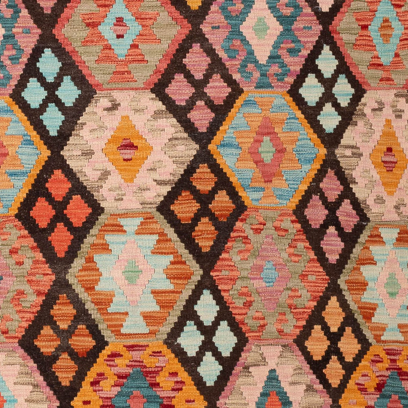 Kelim tapijt - Splash - 306 x 209 cm - veelkleurig