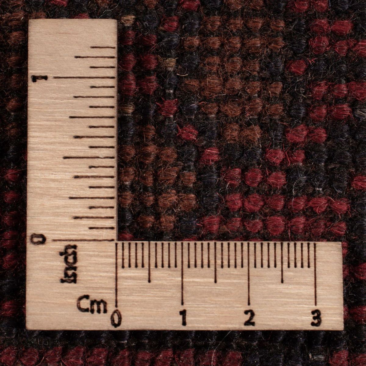 Afghaans tapijt - Kunduz - 201 x 128 cm - donkerrood