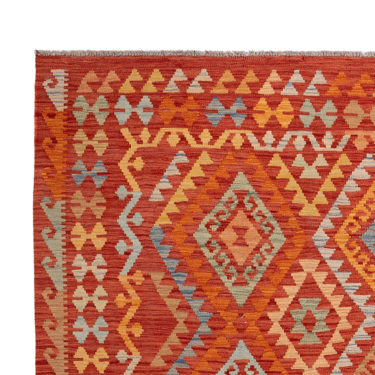 Kelim tapijt - Splash - 306 x 194 cm - veelkleurig