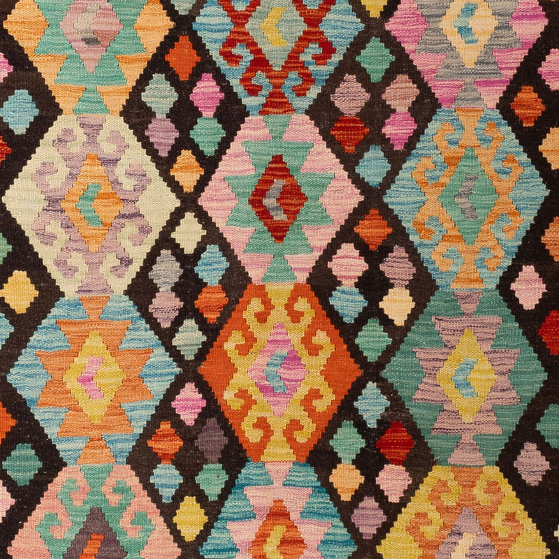 Kelim tapijt - Splash - 291 x 197 cm - veelkleurig