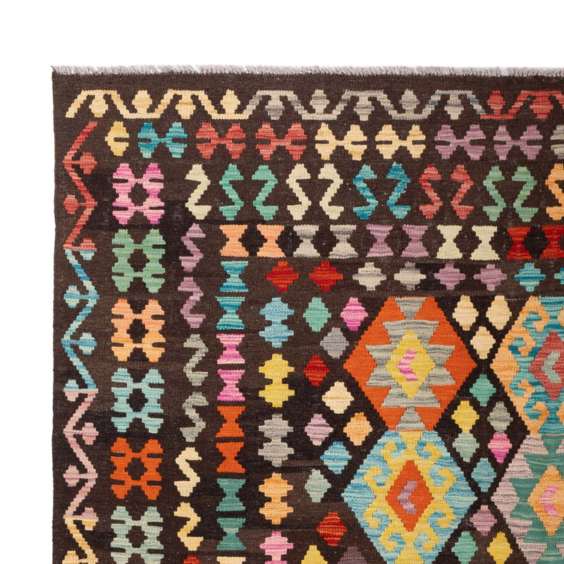 Kelim tapijt - Splash - 291 x 197 cm - veelkleurig