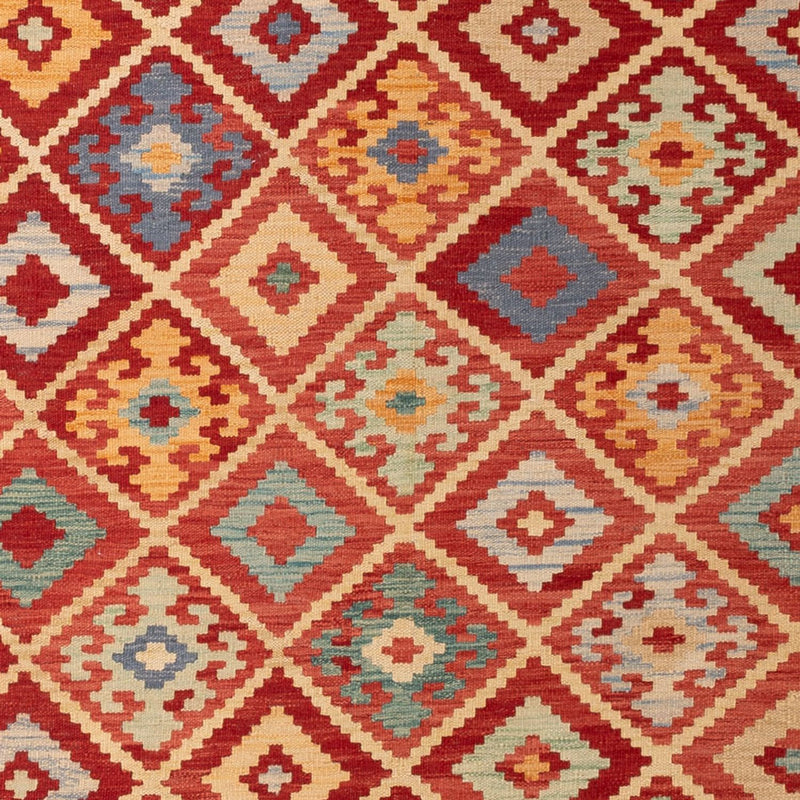 Kelim tapijt - Splash - 292 x 206 cm - veelkleurig