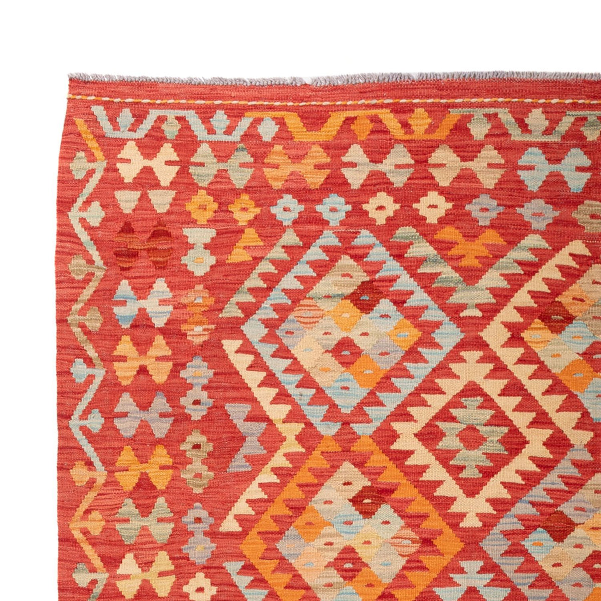 Kelim tapijt - Splash - 305 x 200 cm - veelkleurig