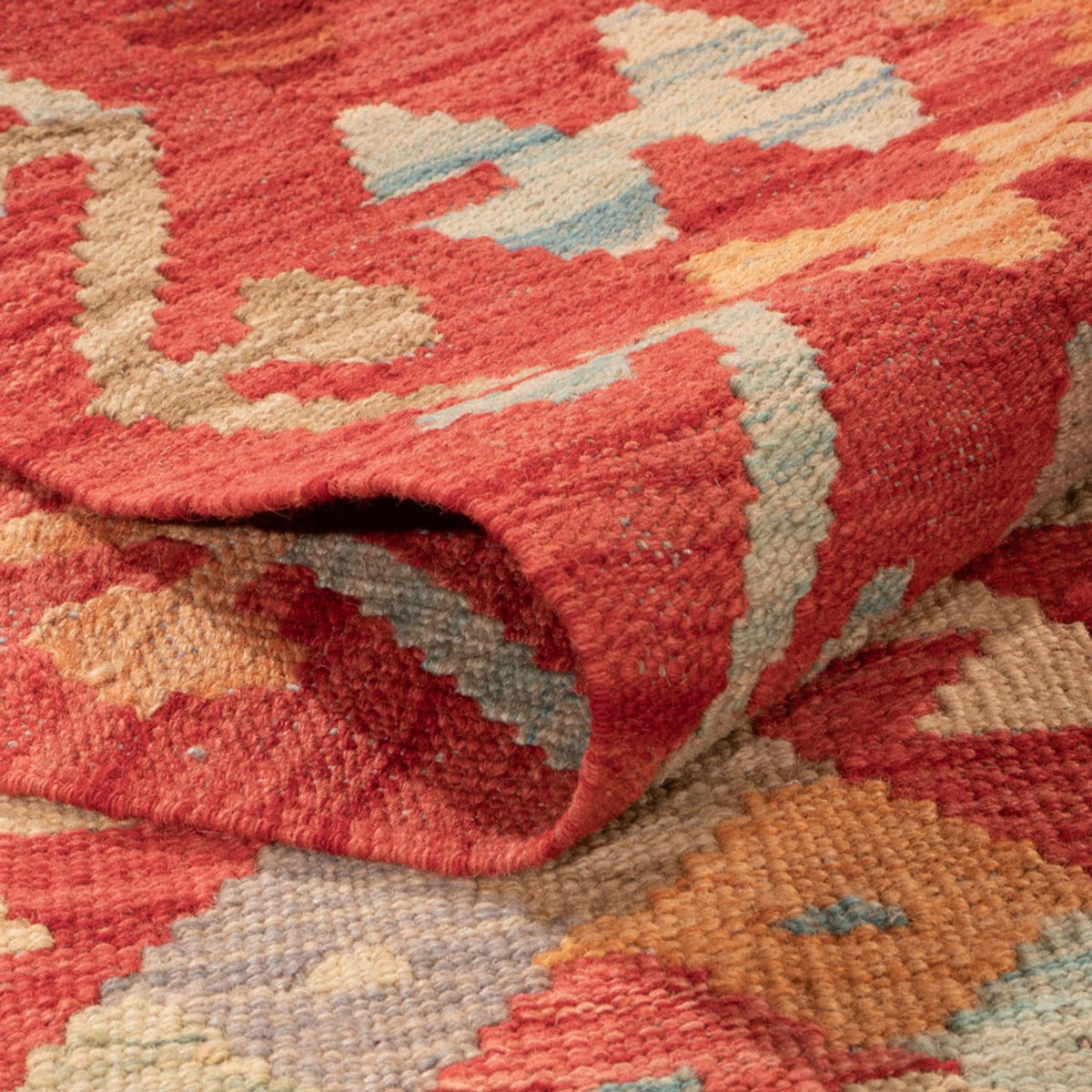 Kelim tapijt - Splash - 305 x 200 cm - veelkleurig