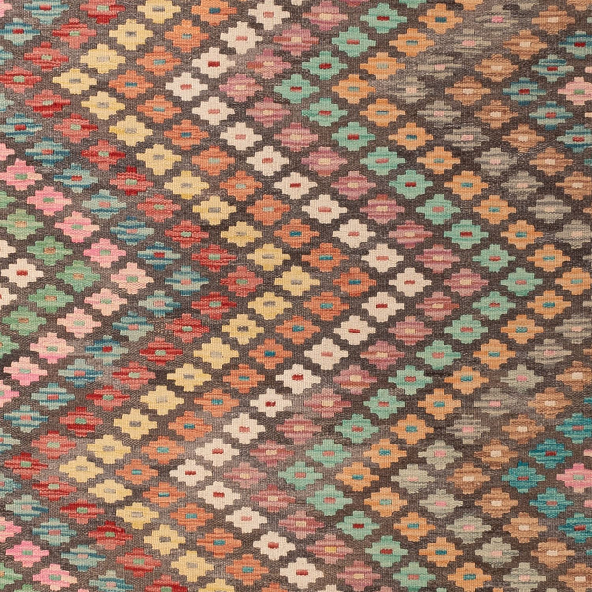 Kelim tapijt - Splash - 296 x 204 cm - veelkleurig