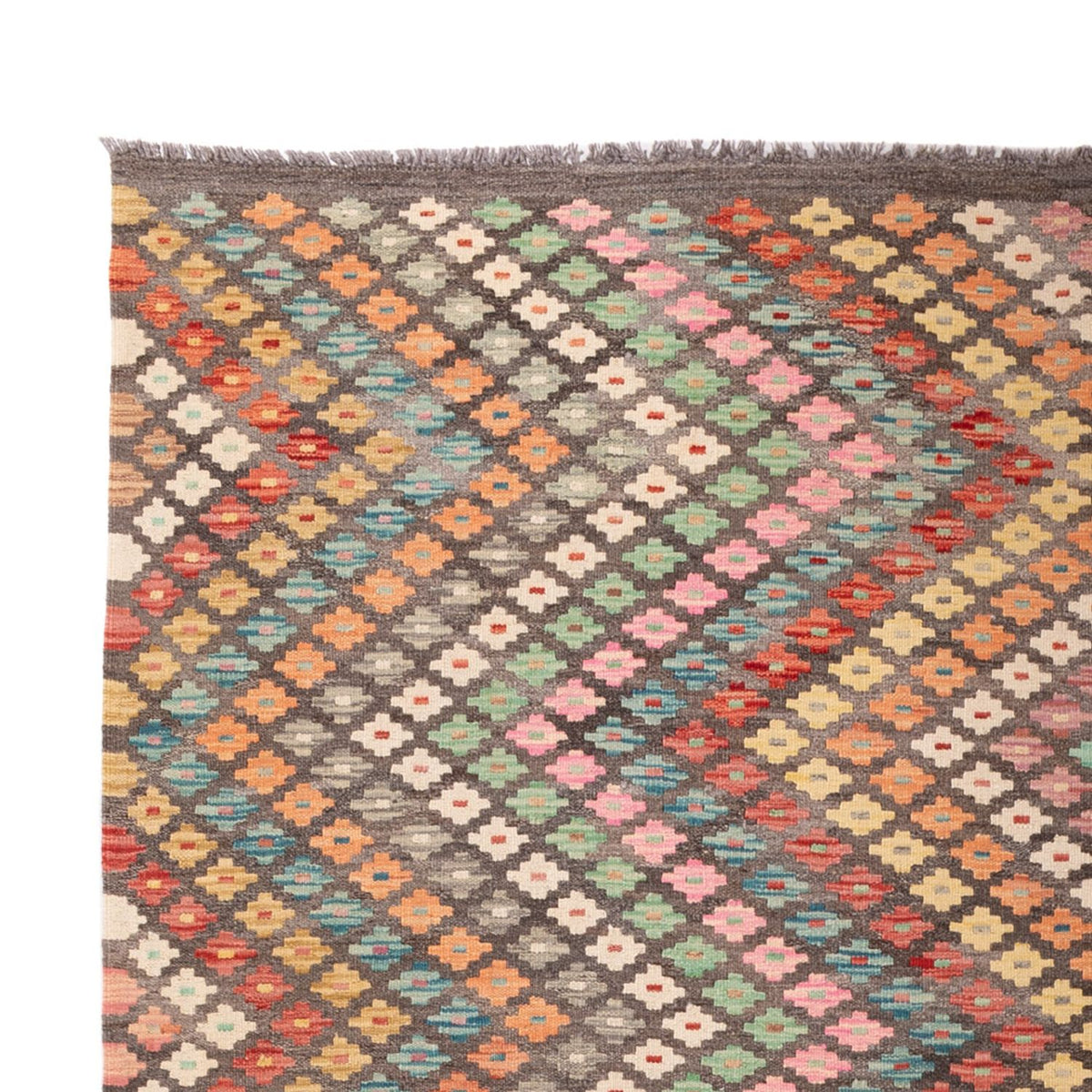 Kelim tapijt - Splash - 296 x 204 cm - veelkleurig