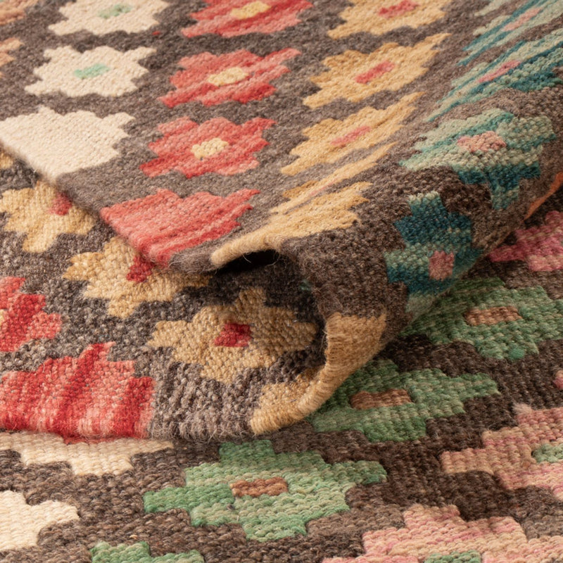 Kelim tapijt - Splash - 296 x 204 cm - veelkleurig