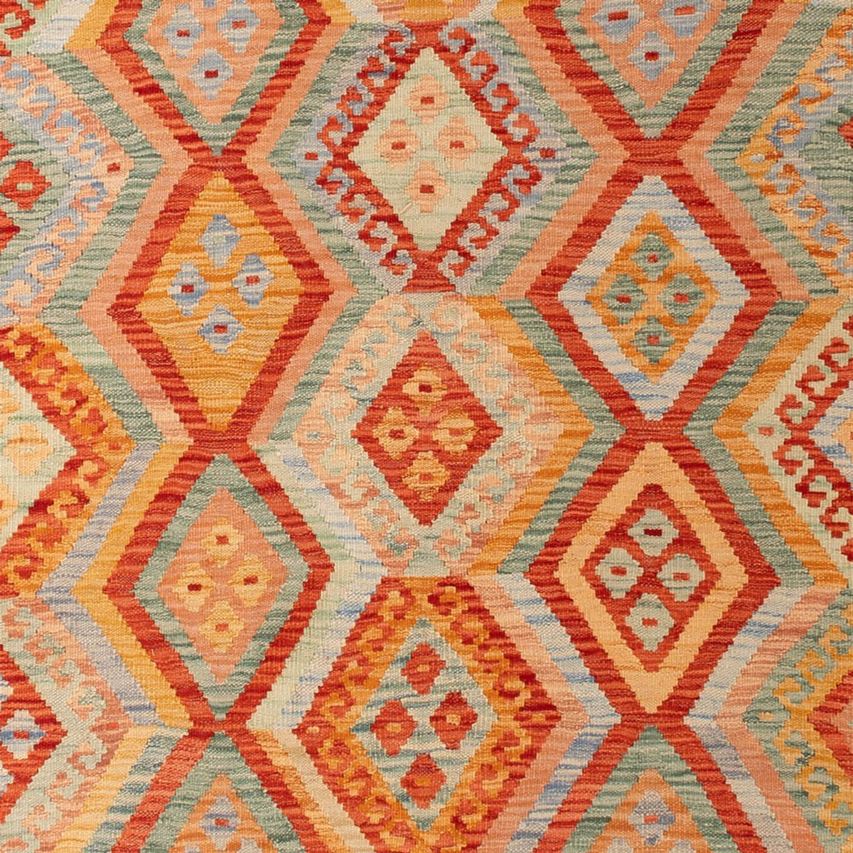 Kelim tapijt - Splash - 299 x 206 cm - veelkleurig