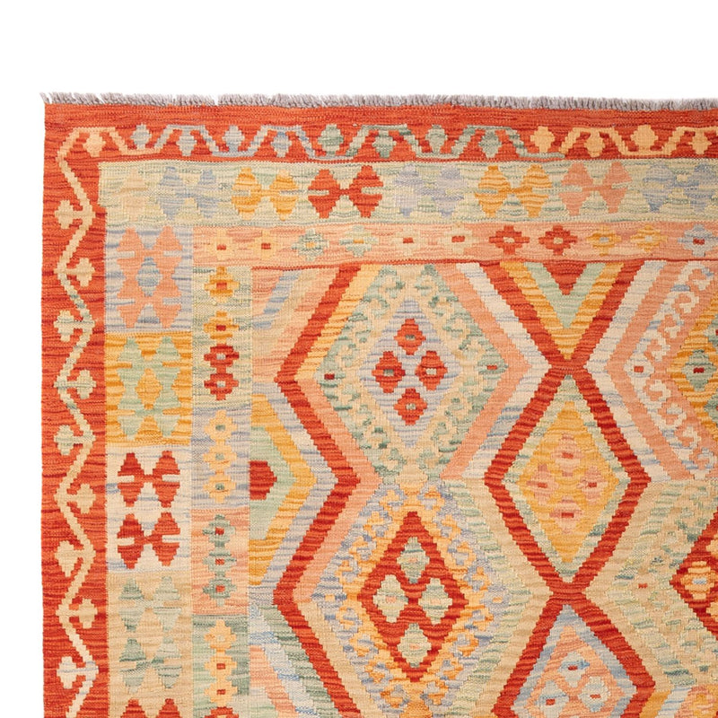 Kelim tapijt - Splash - 299 x 206 cm - veelkleurig