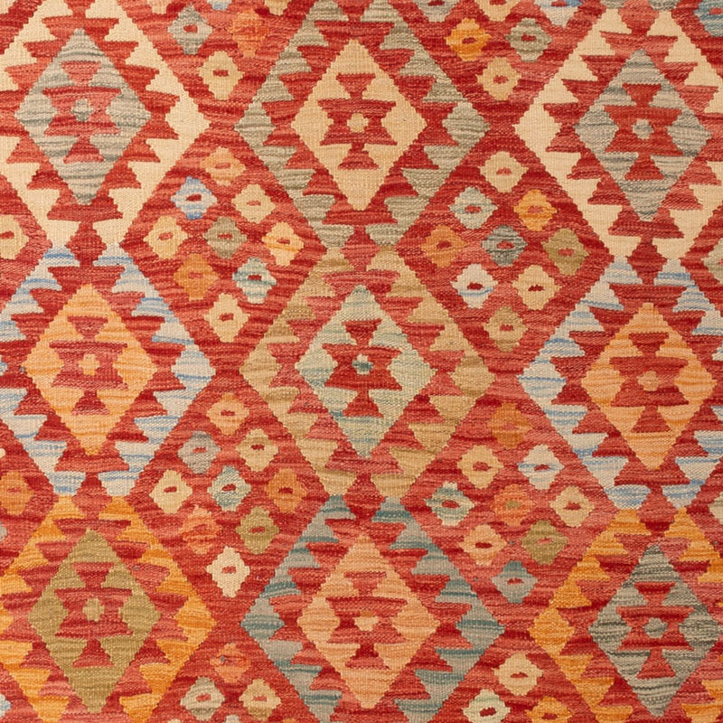 Kelim tapijt - Splash - 303 x 199 cm - veelkleurig