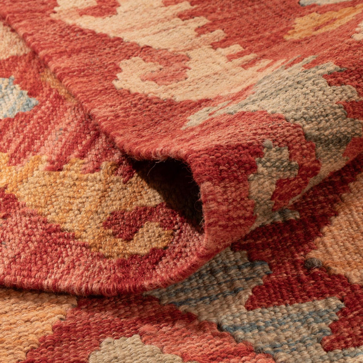 Kelim tapijt - Splash - 303 x 199 cm - veelkleurig