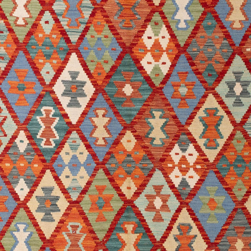 Kelim tapijt - Splash - 294 x 213 cm - veelkleurig