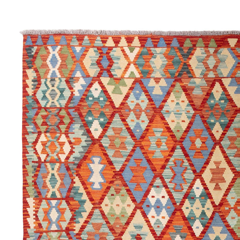 Kelim tapijt - Splash - 294 x 213 cm - veelkleurig