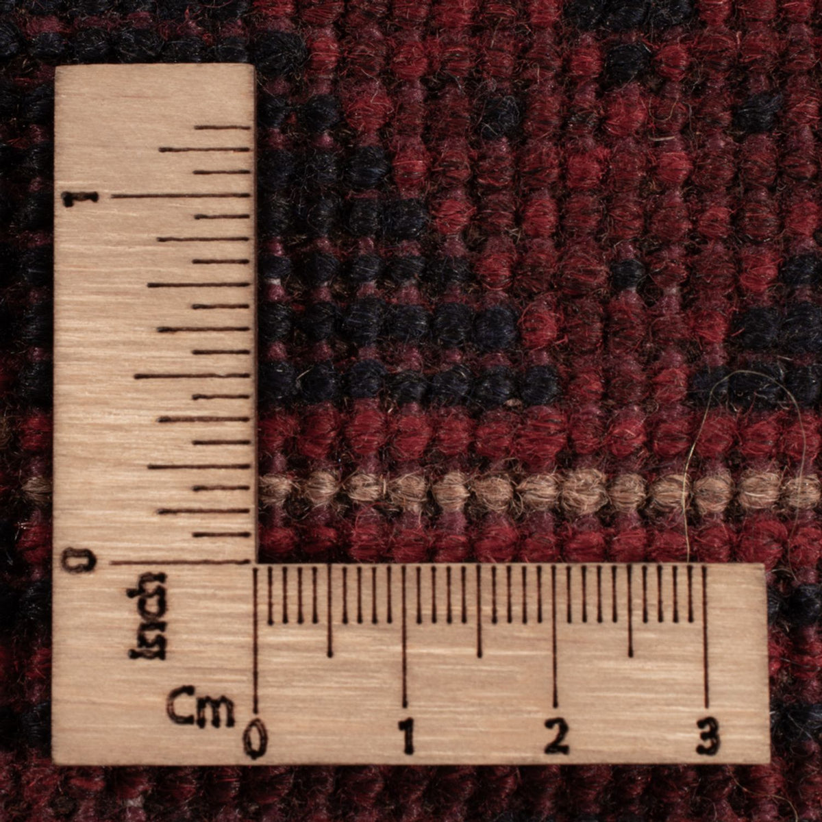 Afghaans tapijt - Kunduz - 197 x 127 cm - donkerrood