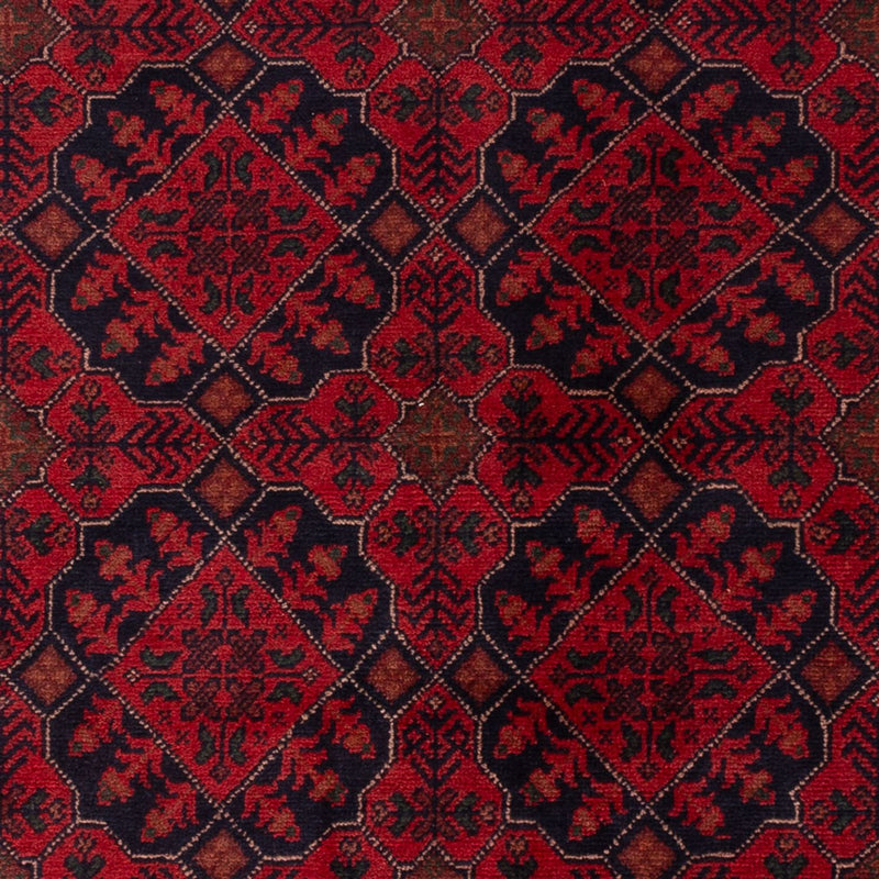 Afghaans tapijt - Kunduz - 198 x 125 cm - donkerrood