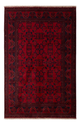 Afghaans tapijt - Kunduz - 195 x 125 cm - donkerrood