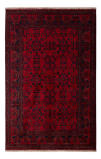 Afghaans tapijt - Kunduz - 195 x 125 cm - donkerrood