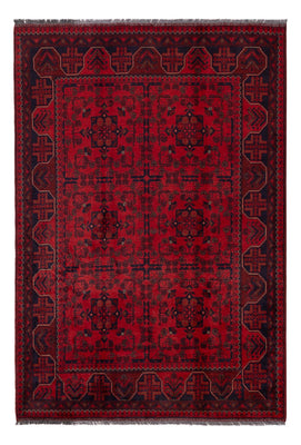 Afghaans tapijt - Kunduz - 195 x 128 cm - donkerrood