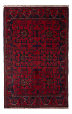 Afghaans tapijt - Kunduz - 196 x 121 cm - donkerrood