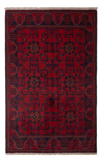 Afghaans tapijt - Kunduz - 196 x 121 cm - donkerrood