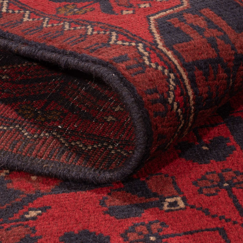 Afghaans tapijt - Kunduz - 196 x 121 cm - donkerrood