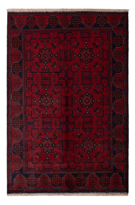 Afghaans tapijt - Kunduz - 192 x 127 cm - donkerrood