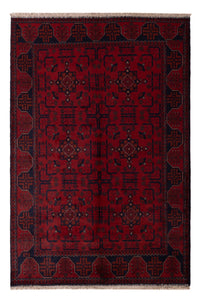 Afghaans tapijt - Kunduz - 192 x 127 cm - donkerrood