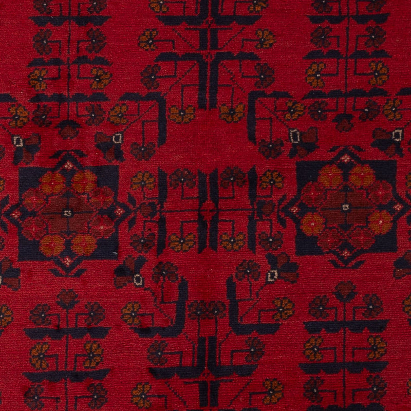 Afghaans tapijt - Kunduz - 189 x 129 cm - donkerrood