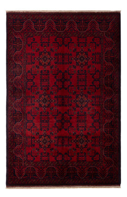 Afghaans tapijt - Kunduz - 195 x 125 cm - donkerrood