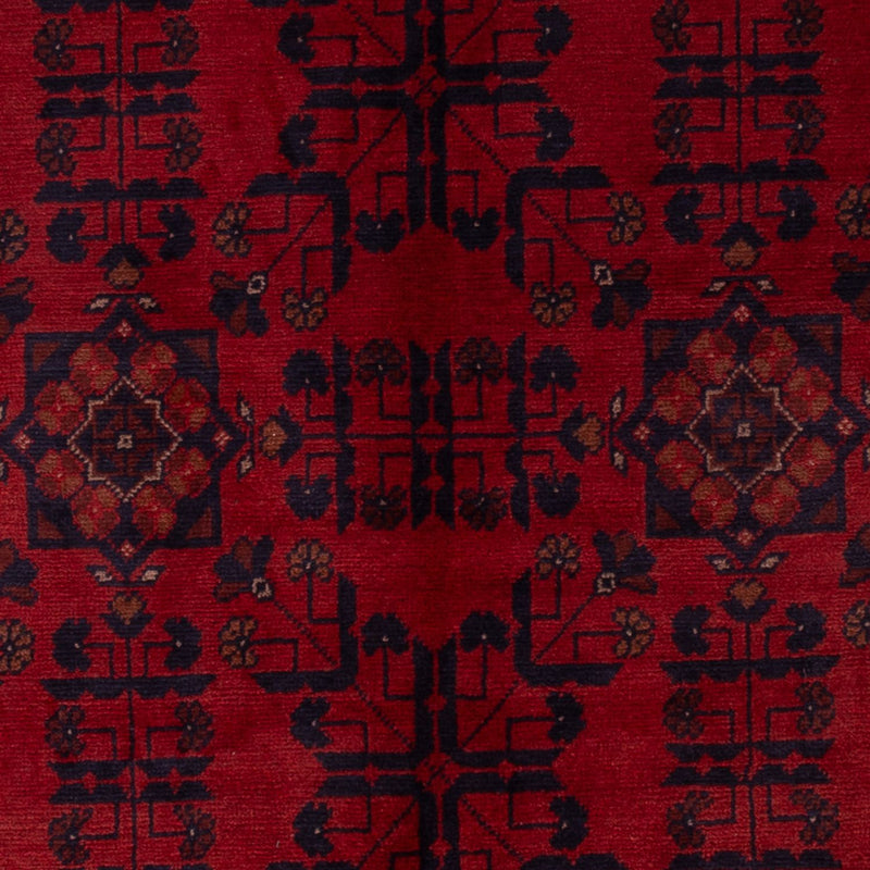 Afghaans tapijt - Kunduz - 195 x 125 cm - donkerrood