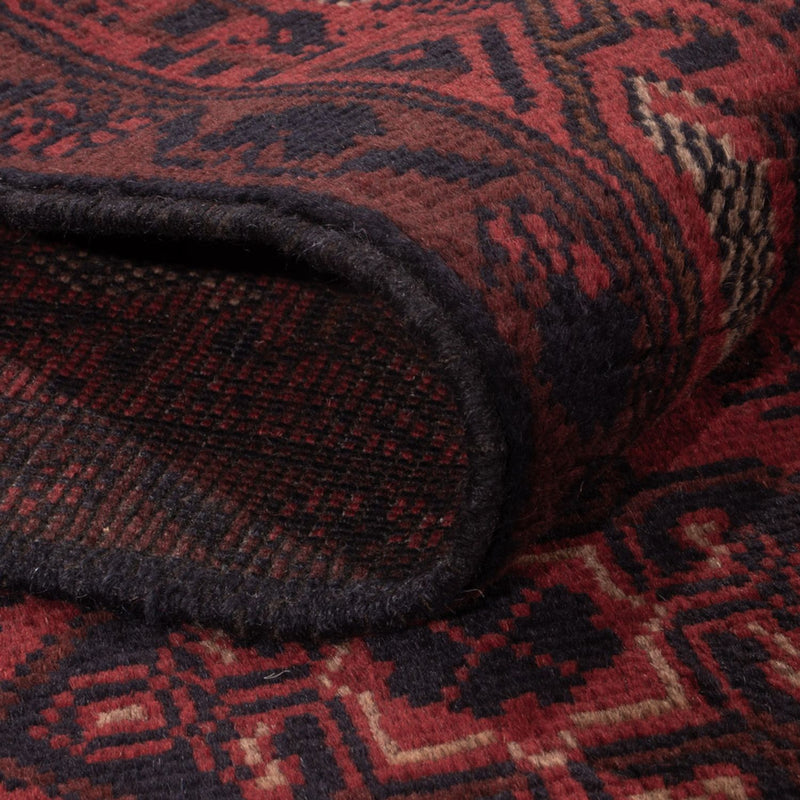 Afghaans tapijt - Kunduz - 190 x 128 cm - donkerrood