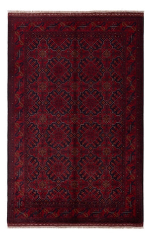 Afghaans tapijt - Kunduz - 196 x 123 cm - donkerrood