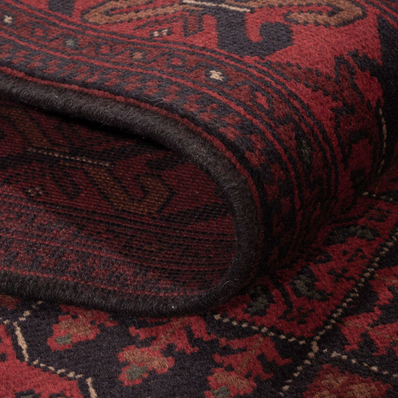 Afghaans tapijt - Kunduz - 196 x 123 cm - donkerrood