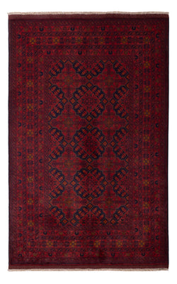 Afghaans tapijt - Kunduz - 193 x 124 cm - donkerrood