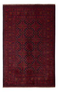 Afghaans tapijt - Kunduz - 193 x 124 cm - donkerrood