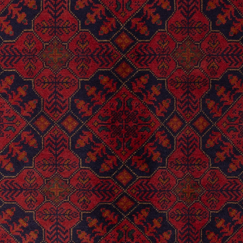 Afghaans tapijt - Kunduz - 193 x 124 cm - donkerrood