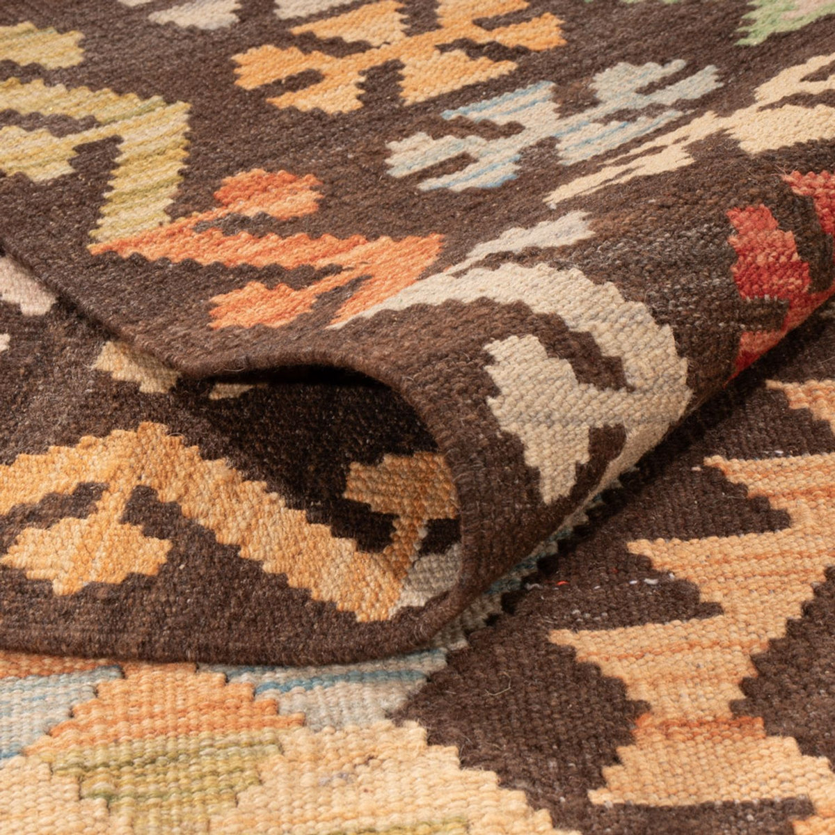 Kelim tapijt - Splash - 289 x 205 cm - veelkleurig