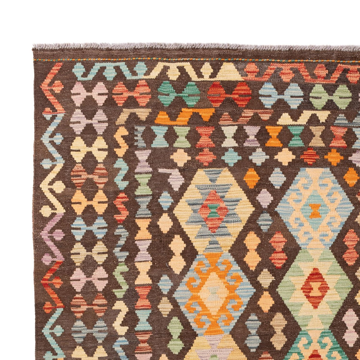 Kelim tapijt - Splash - 301 x 202 cm - veelkleurig