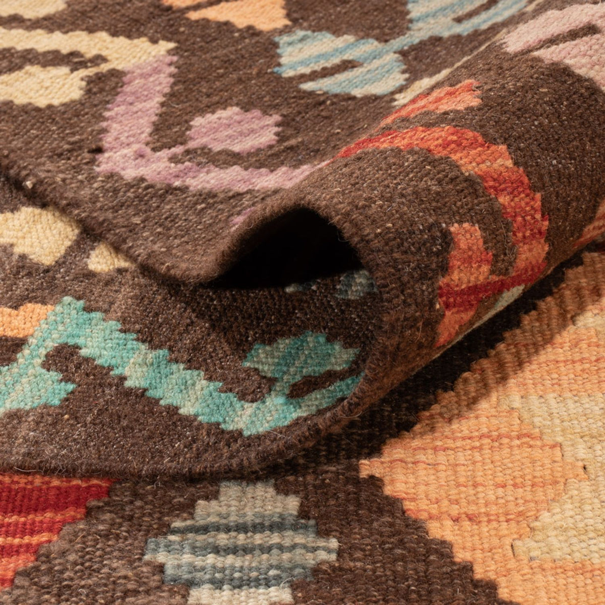 Kelim tapijt - Splash - 301 x 202 cm - veelkleurig