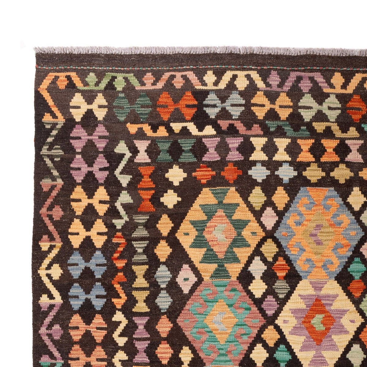 Kelim tapijt - Splash - 298 x 201 cm - veelkleurig