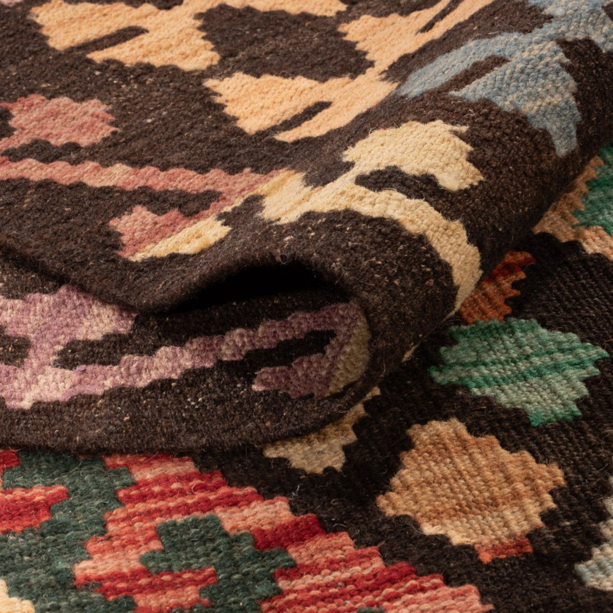 Kelim tapijt - Splash - 298 x 201 cm - veelkleurig