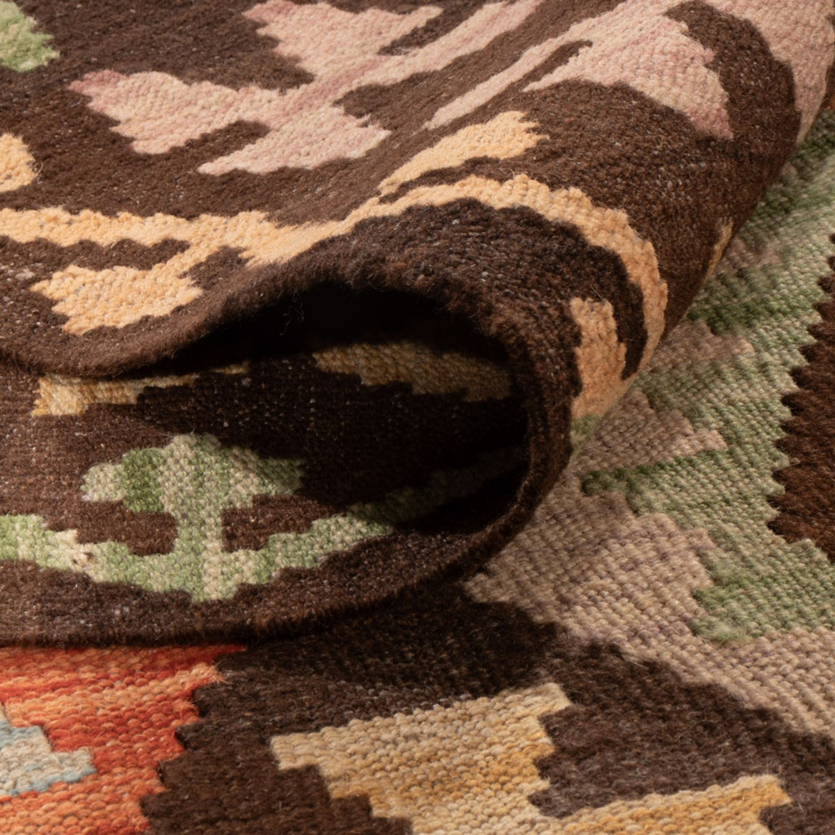 Kelim tapijt - Splash - 299 x 206 cm - veelkleurig