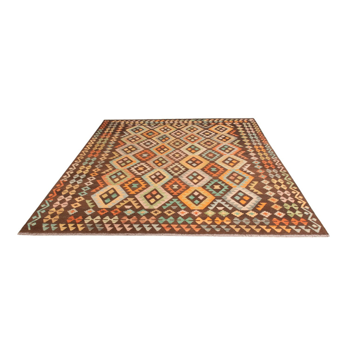 Kelim tapijt - Splash - 299 x 206 cm - veelkleurig