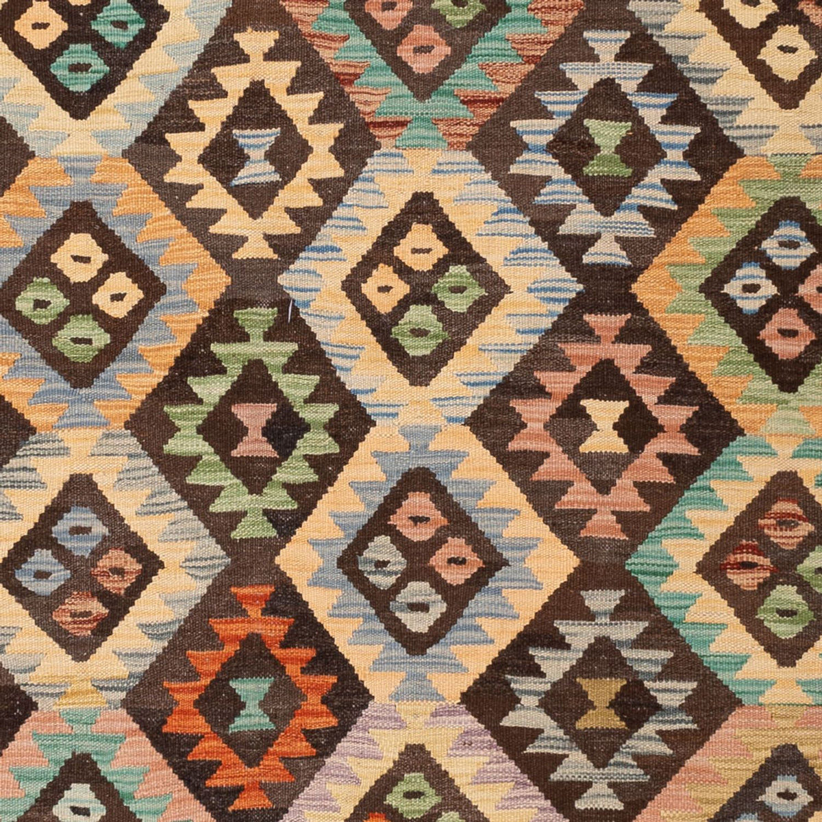 Kelim tapijt - Splash - 301 x 194 cm - veelkleurig