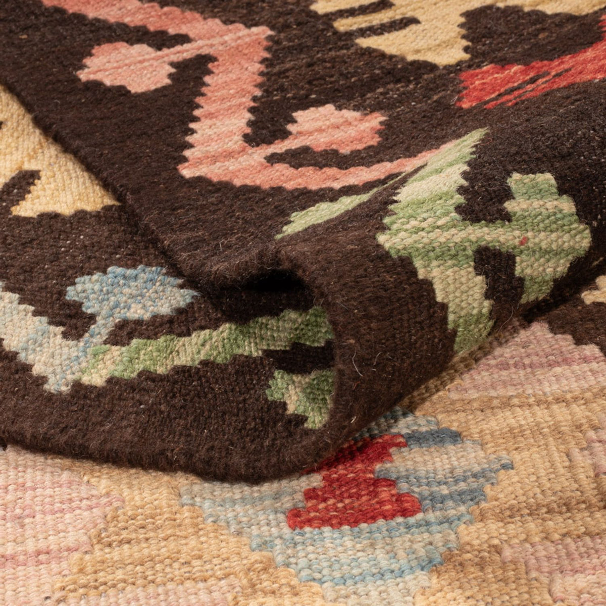 Kelim tapijt - Splash - 296 x 208 cm - veelkleurig